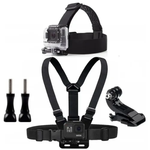 Kit cinta peitoral e cabeça para GoPro 