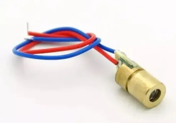 Laser 5v 5mw 650nm 6mm   Arduino - Pic - Automação COD-AM43  