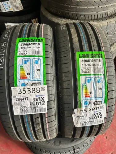 Par (02) pneus 185/45R15 novo