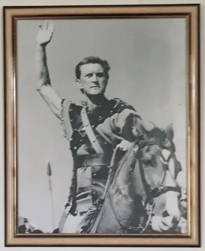 Quadro Gravura Spartacus 37,5 X 31 Cm Kirk Douglas
