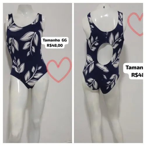 Maiô feminino tamanho GG