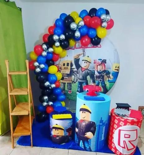 Aluguel de Decoração de Festa Roblox/ Pegue monte