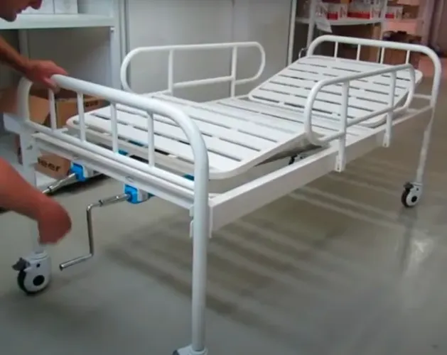 Cama Hospitalar e Colchão DX2 2 Movimentos até 180 Kg Dellamed