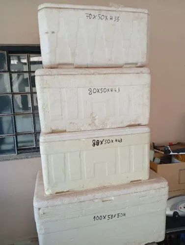 Caixas isopor várias medidas