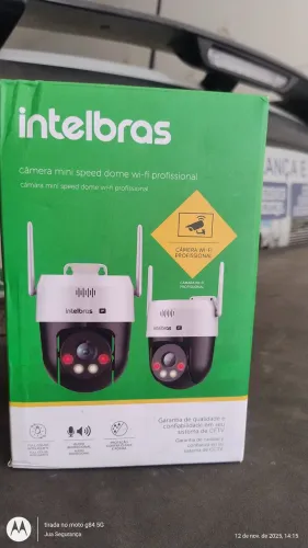 Câmera wi-fi giratoria com áudio