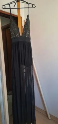 Vestido longo fesra tule