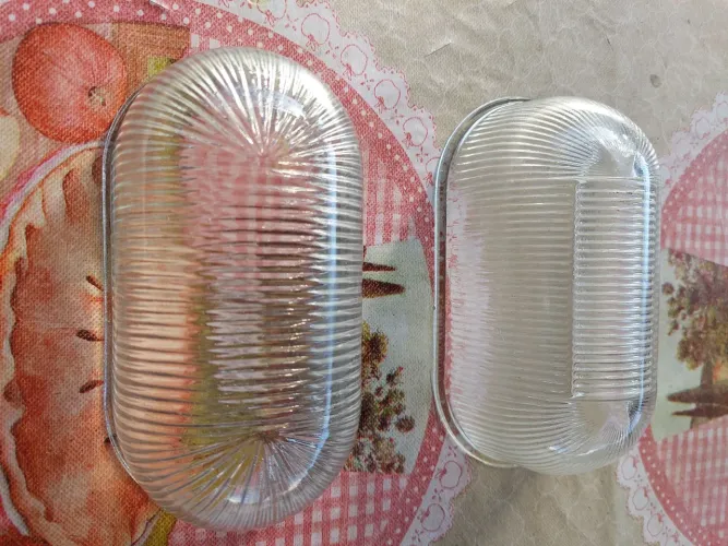 Vidro Tartaruga Oval de Luminária