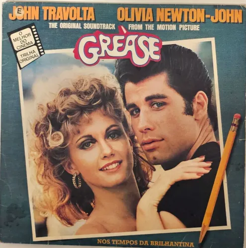 Lp Grease Nos Temposnda Brilhantina Trilha Sonora Do Filme Duplo, Capa Simples