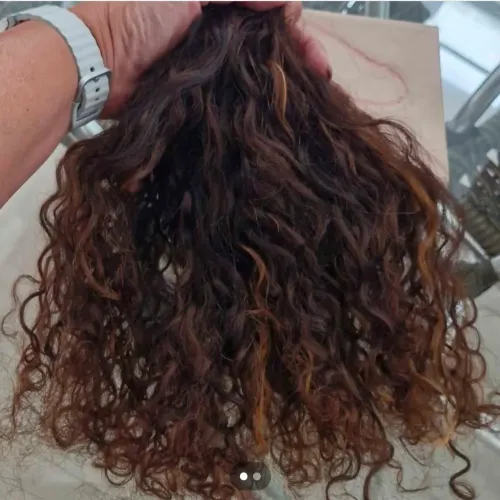 Cabelo humano natural 