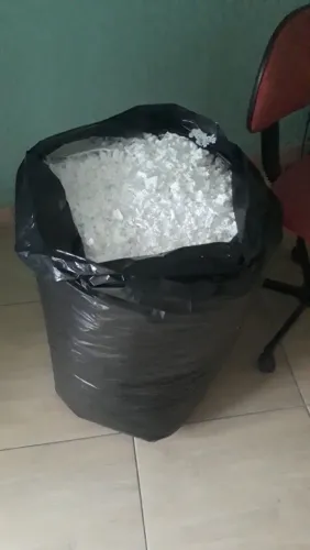 Isopor triturado em Flocos 
