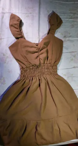 Vestido Marrom