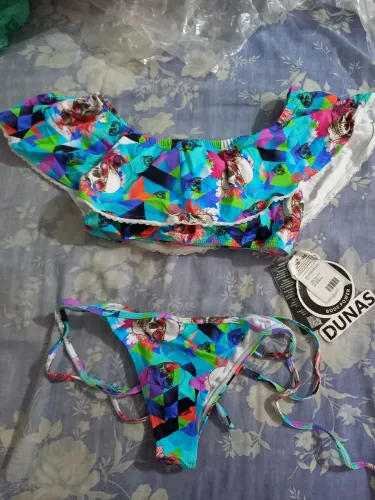 Biquini Colorido com Caveiras G