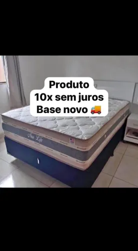 Cama box colchão molas hoje