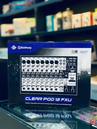 MESA DE SOM WALDMAN CP-12FXU 12 CANAIS C/ EFEITO + BT + INTERFACE USB - NATAL