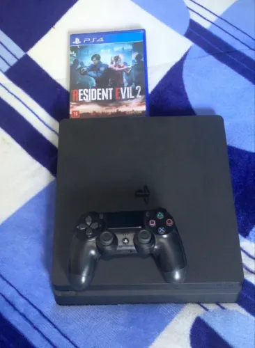 ? PS4 Slim 1TB + 2 Jogos originais 