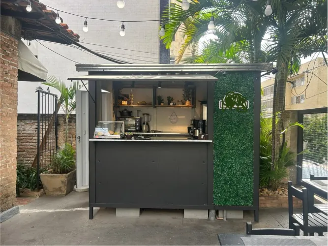 Trailer container lanchonete 