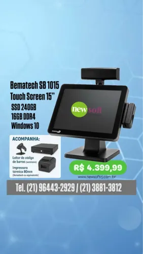 Computador Bematech SB 1015 Touch Screen 15"