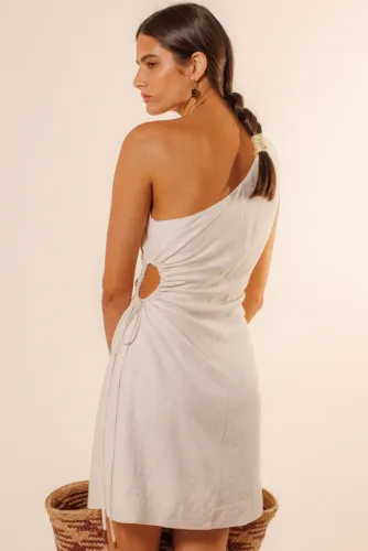 Vestido curto Eloa ombro