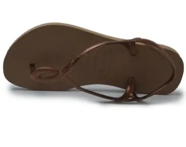Sandália Havaianas Feminina Dourada