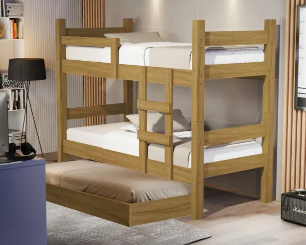 Treliche 100%MDF + 3 Colchões D20 OFERTA tt43