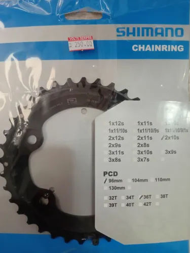 Coroa shimano fcmt500 36 dentes 