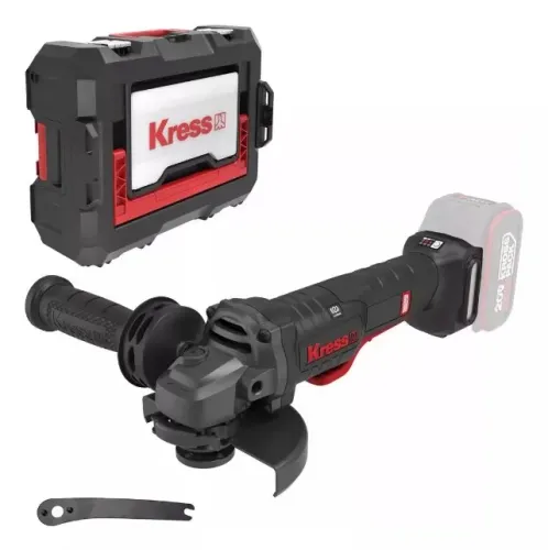 ESMERILHADEIRA ANGULAR 5POL BRUSHLESS 20V SOLO(Sem Bateria)-Kress