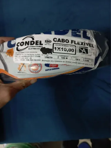 Cabo flexível 10mm(100 Metros)