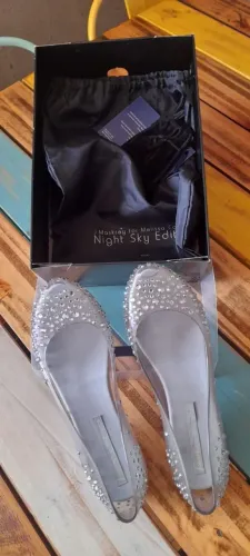 Melissa Night Sky Edition - Prateada com Pedras
