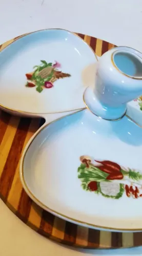 Petisqueira antiga em Porcelana