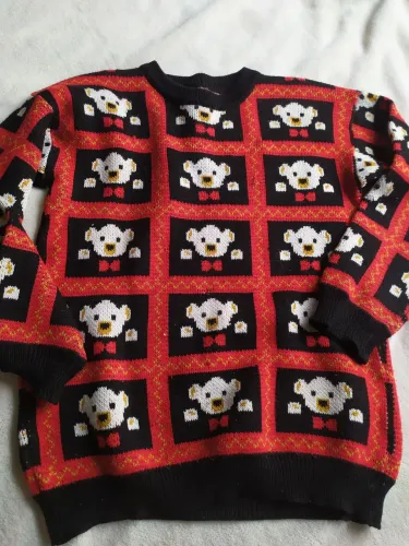 Blusa de lá infantil Ursinhos