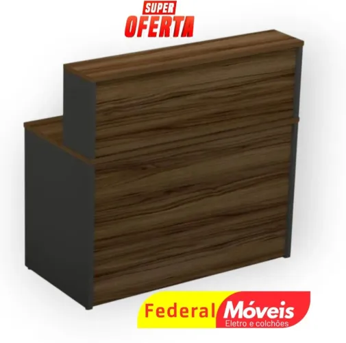 Balcão de Atendimento 80cm - NOVO - Prático e ideal para recepção ou escritório