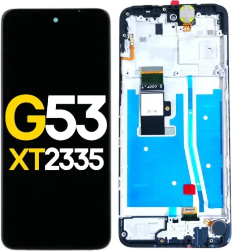 Tela Moto G53 Xt2335 Com Aro Ips Lcd Orig Nacional