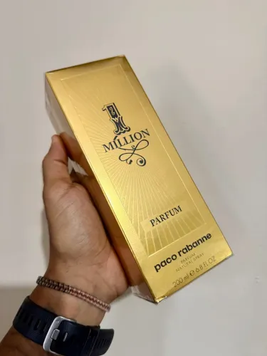 Perfume masculino Paco Rabanne one million Parfum 200ml original lacrado adipec. 