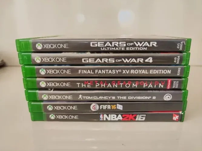 Jogos Xbox (Gears of War, Final Fantasy, The Division 2)
