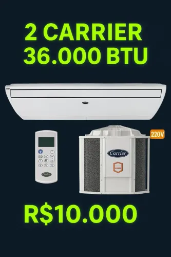 Piso teto 36.000 Carrier