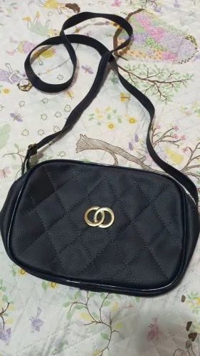 Bolsa Transversal/Ombro azul marinho 22x16x6 NOVA