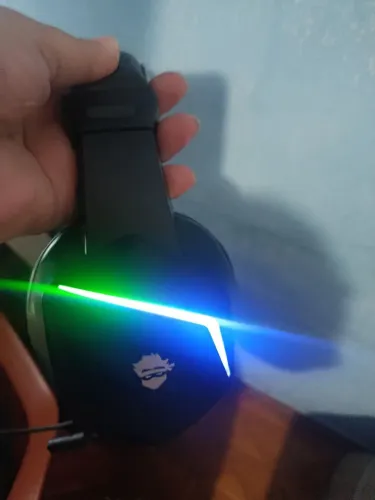 Fone headset gamer led