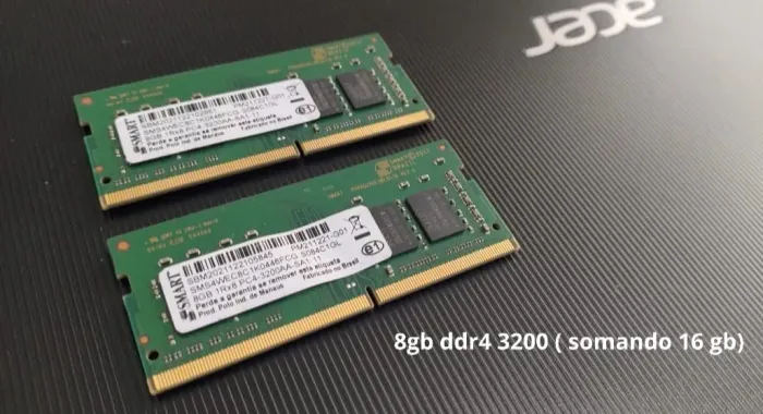 Memoria ram 16 ddr4 3200 ( 8gb + 8gb ) Adata - seminovas ( melhores marca ) leia anuncio