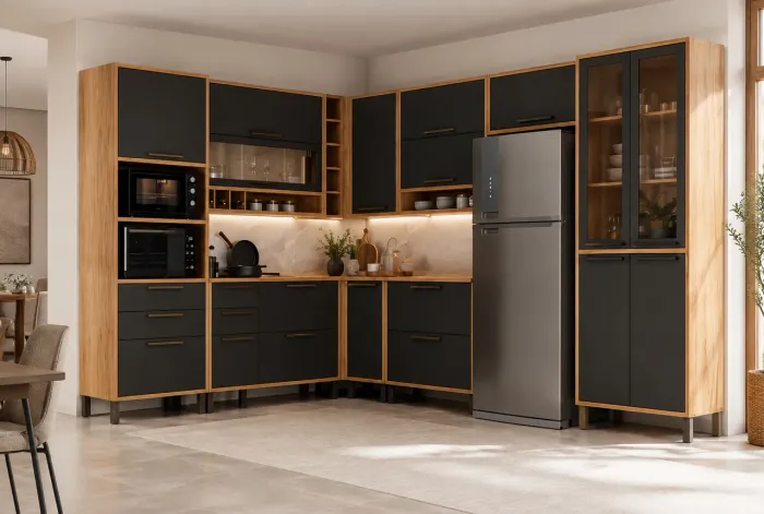 Armário de Cozinha Modulado Novo MOSTRUÁRIO