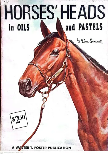 2 Livros de Pintura de Arte Schwartz 1965 e cabeças de cavalo (usado) N°135 R$ 100,00 cada