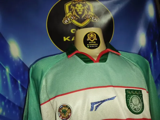 CAMISAS PALMEIRAS DE JOGO, BUG DO MILÊNIO 2000 E 2001 JOGO, AMBAS EM ÓTIMO ESTADO