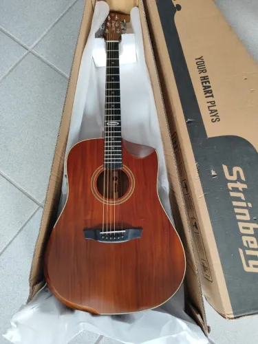 Violão Strinberg Sd301 HCR KOA Folk Natural