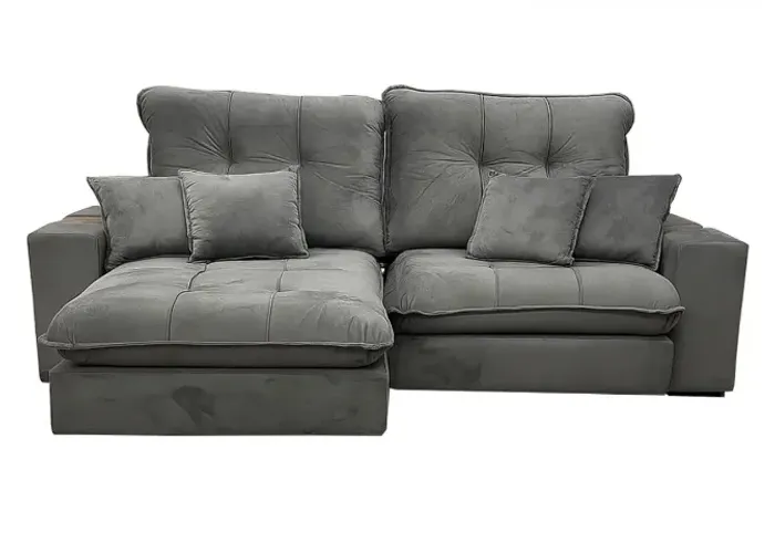 Sofá Verona Prime 250cm 4 Lugares Retrátil e Reclinável em Linho