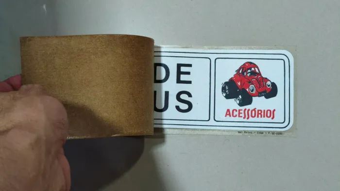 Adesivo antigo Cidade dos Pneus Acessorios - antigomobilismo