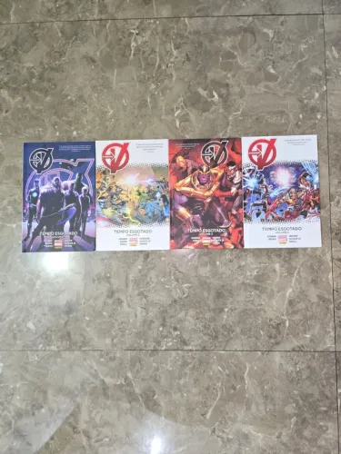 Os vingadores: Tempo esgotado coleção completa (vol. 1 a 4)