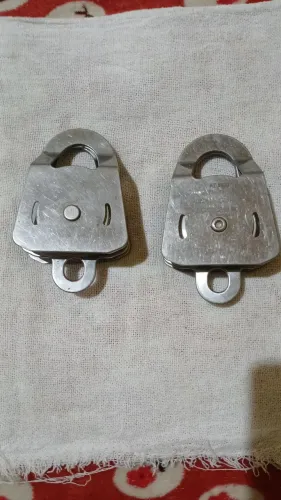 Polia dupla ATHENAS  e mosquetão 