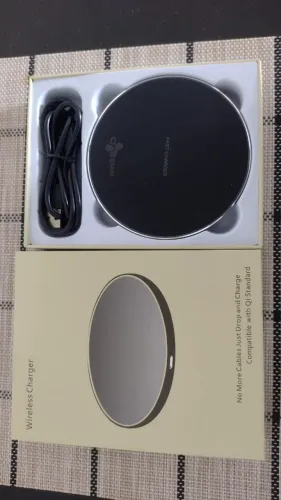 Carregador Sem Fio (Wireless Charger) Fast Charger QI Standard