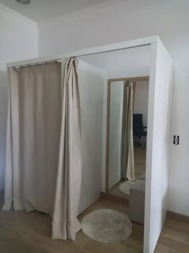Provador duplo para loja