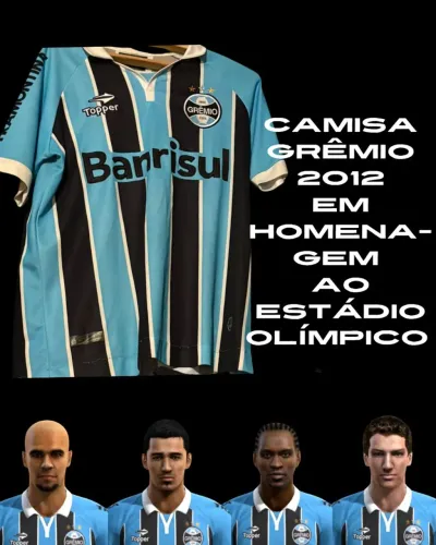 Camisa Grêmio 2012 Olímpico