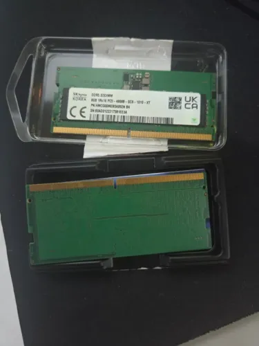 Memória RAM 8GB DDR5 SODIMM 4800MHz SK hynix Original Dell G15